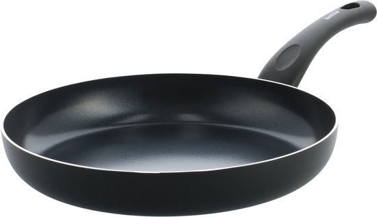 Kochstar Essenz Zwart Keramische Koekenpan - 28cm - PFAS-vrij - Inductie koekenpan - Inductie pan - Keramische anti-aanbaklaag - Koelgreep - Ovenbestendig tot 130° C - Zwart