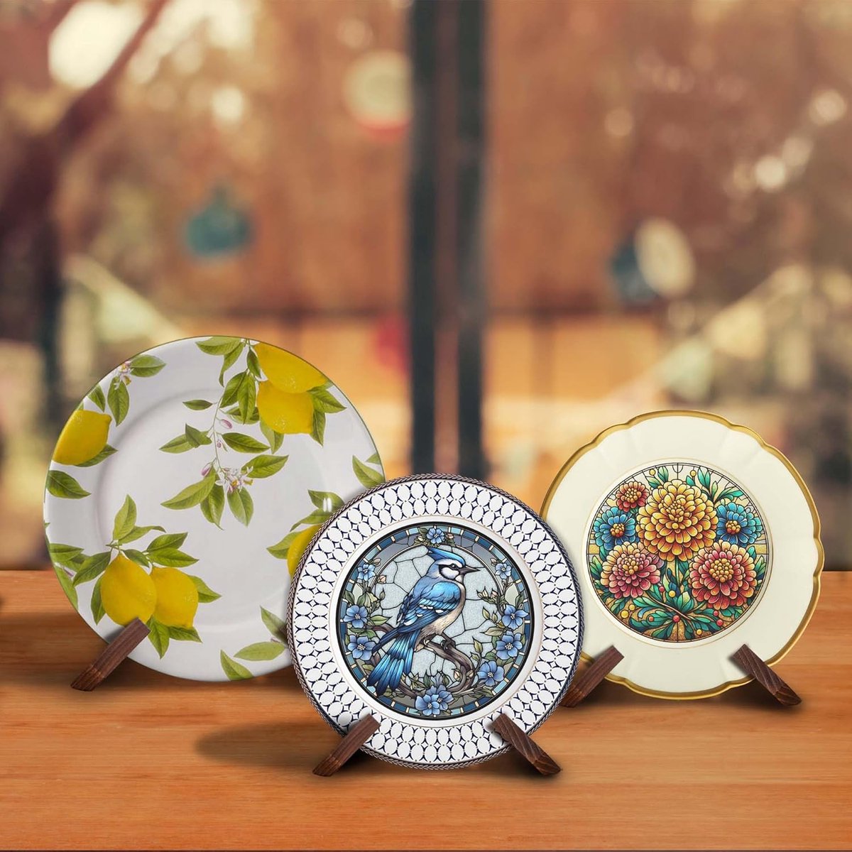 Bordenstandaard - Bordenhouder - Boekstandaard - Borden Display Standaard - 6.5 Inch - Bordenhanger - Bordenrek - Standaard - Houder - Steun - Rek - Hanger - Borden En Boeken - Kookboek - Voor Sierborden - Niet Gemakkelijk Vervormd - Duurzaam - Hout — cadeau in Cadeau-ideeën - foto 4