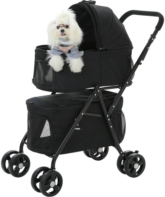 Hondenbuggy All Terrain - Grijs / Stroller / ST-ST Hondenbuggy All Terrain - Grijs / Stroller / ST-ST