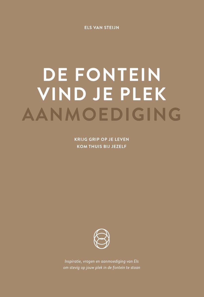 Omslag van De fontein, vind je plek - Aanmoediging