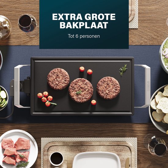 Princess Table Chef Premium Stone - Grillplaat - Gourmet - PFAS