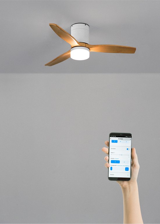 CREATE - WINDSTYLANCE DC - Función Verano/Invierno - Ventilador De Techo 40w Silencioso 132 Cm Sin Luz Sin Wifi 84168950
