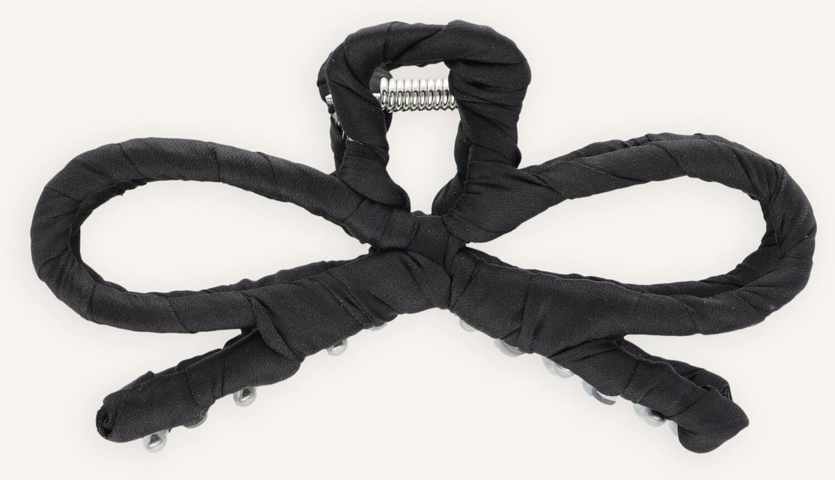 Becksondergaard Luster Bow Hair Claw Haaraccessoires Dames - Zwart - Maat ONESIZE