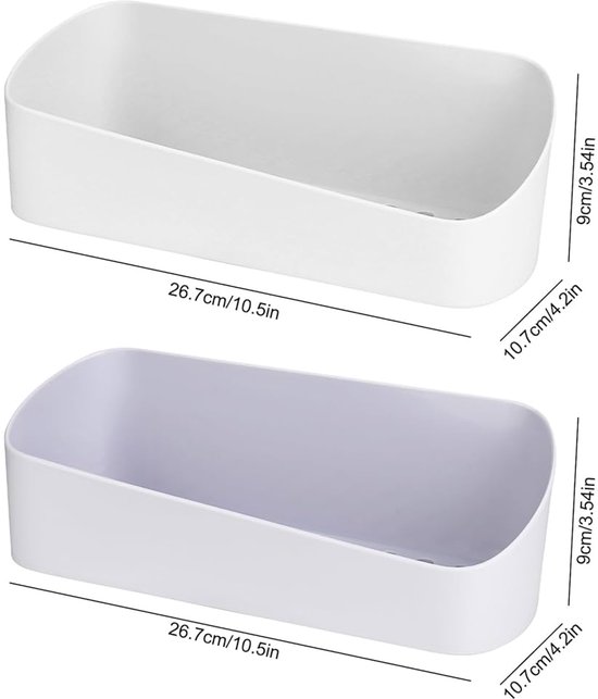Doucheplank Met Zuignap, Boren Niet Nodig, Waterdichte Badkamer Doucheplank Om Op Te Hangen Douchemand Badkamerplank Wandplank Met Afvoergaten Voor Shampoo Oliebestendige Keukenorganizer Draagvermogen 10 Kg