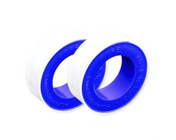 Techidna® - Teflon Tape (PTFE) - 2 Rollen - 20 Meter totaal - 12mm x 0,075mm (dun!) - Voor Water, Gas, Lucht & Sanitair