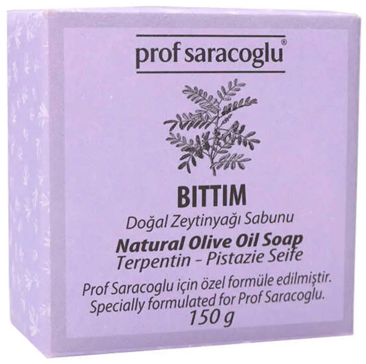 Prof Saracoglu - Natuurlijk Pistache Terpentijn Olijf Olie Zeep 250gr