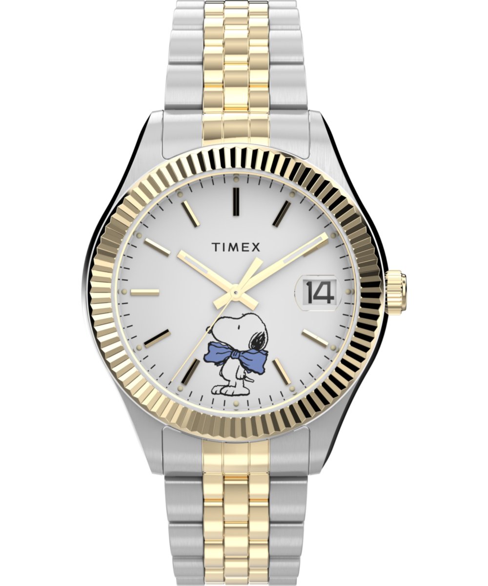 Timex Peanuts Legacy Bowtie TW2Y11100 Horloge - Staal - Multi - Ø 34 mm