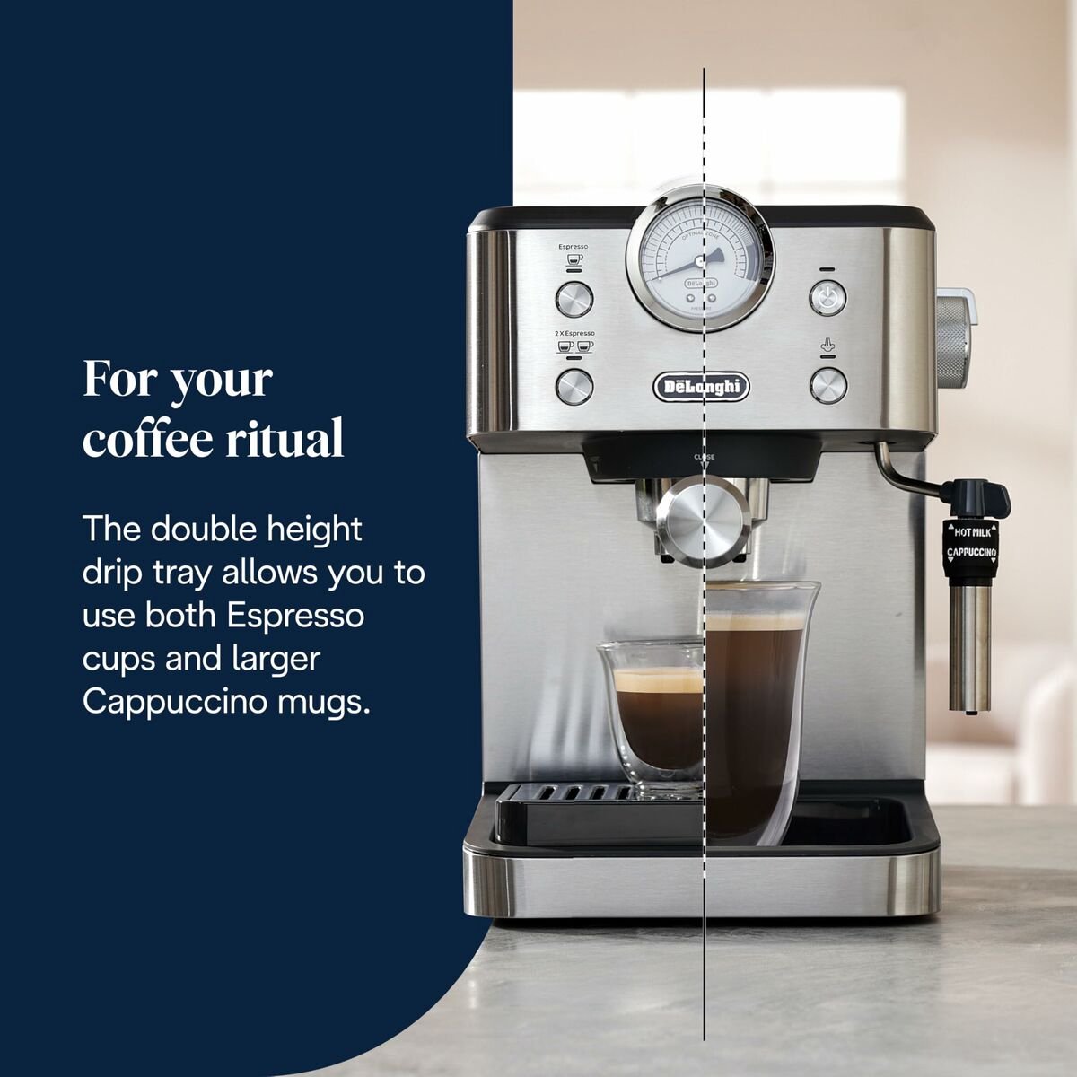 DeLonghi Linea Classic EM450.M - Pistonmachine — afbeelding 3