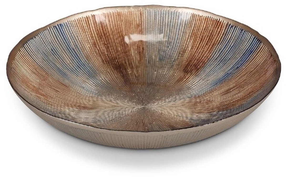 S|P Collection Sierschaal 33xH6cm glas autumn Cosmo