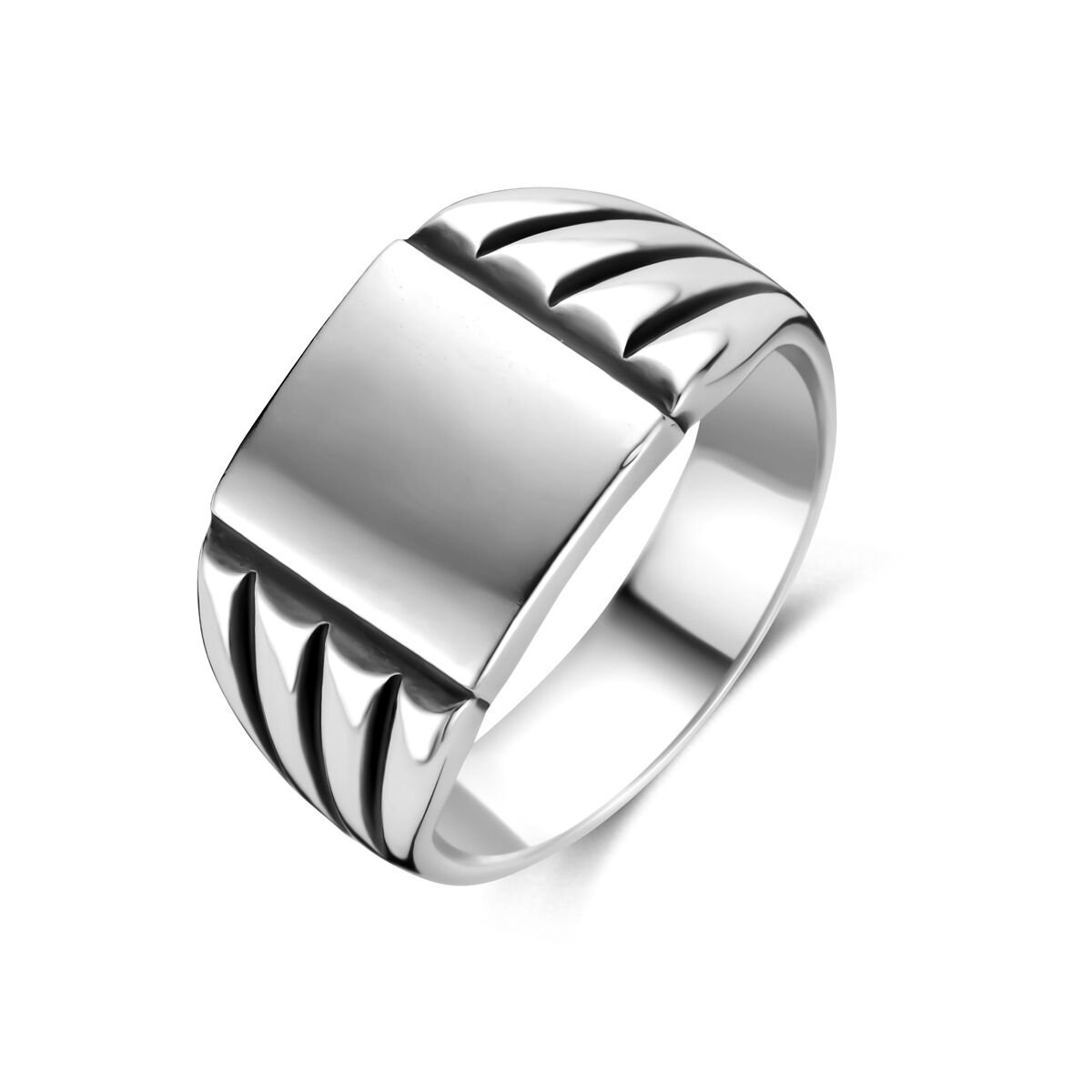Zilveren graveerring oxi 1101866