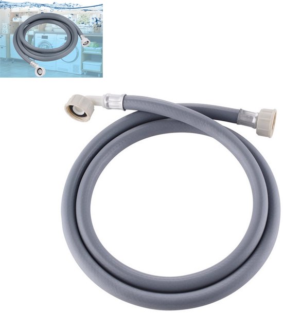 Tuyau Vidange Machine a Laver, 1M/1.5M/2M/3M/4M/5M/6M Rallonge de, tuyau vidange