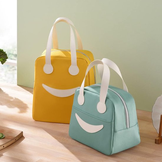 Koeltas - Lunchtas - Koelrugzak - Picknicktas - Opbergtas voor buiten - Leuke picknickkoeltas - Draagbare koeltas - Herbruikbare lunchtas - Eenvoudig - Stijlvol - Duurzaam - Geschikt voor volwassenen en kinderen - Geweldig voor reizen - Picknicks van Merkloos — afbeelding 4