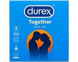 Durex Condooms Together – 3 Stuks – Easy-On – Natuurlijk gevoel & optimale bescherming
