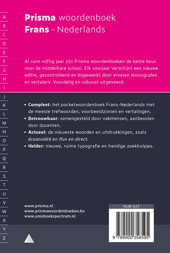 Prisma woordenboek Frans-Nederlands