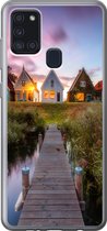 Geschikt voor Samsung Galaxy A21s hoesje - De Durgerdammerdijk - Siliconen Telefoonhoesje