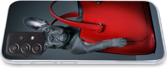Coque Samsung Galaxy A53 5G - Chien - Drôle - Sac - Enfants - Garçons - Filles - Kids - Coque de téléphone en Siliconen