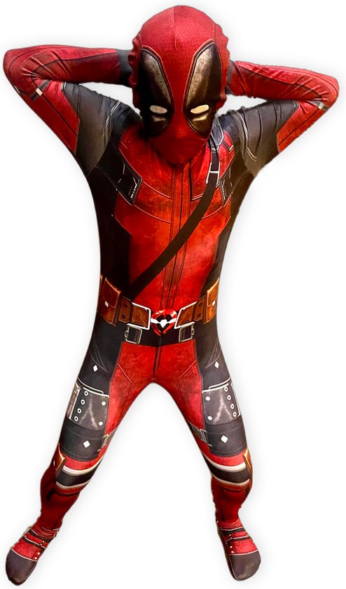Rêve de super-héros - Deadpool - 140 (8/9 ans) - Déguisements - Costume de super-héros