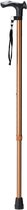 Wandelstok Bruin Rechts met anatomisch comfort handvat en polsbandje - Loopstok - Verstelbaar 75 - 97 cm - Lichtgewicht