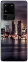 Samsung Galaxy S20 Ultra hoesje - New York - Storm - Skyline - Siliconen Telefoonhoesje
