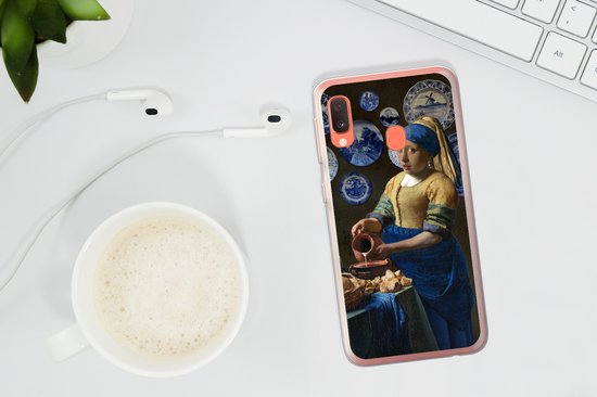 Coque Samsung Galaxy Melkmeisje - Laitière - Fille à la perle - Vermeer - Siliconen