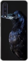 Coque Samsung Galaxy A50 - Vogel - Animaux - Zwart - Siliconen