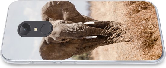 Coque Xiaomi Redmi 5 - Éléphant intimidant se dirige vers la caméra - Coque de téléphone en Siliconen