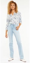 Jeans droit Marilyn Bleu clair Premium Denim | Étoile polaire