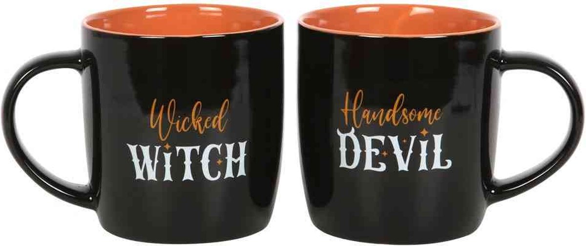 Something Different - Wicked Witch and Handsome Devil Couples Mug Set Mok/beker - Multicolours