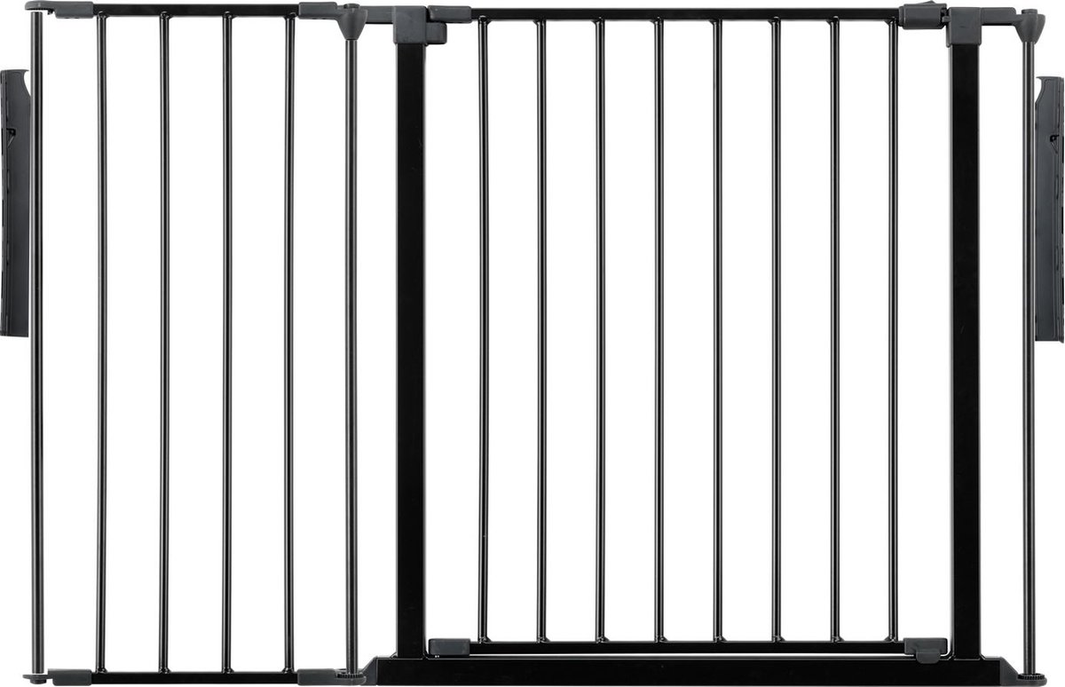 Safetots Kamerbreedhek, Panelenhek, Tot 115cm Breed, Zwart, 70cm Hoog