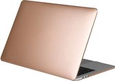 Laptopcover - Geschikt voor MacBook Pro 13 inch - Case - Cover - Hardcase - A1706/A1708/A2338/A2686 (M1,M2,Touchbar, 2016-2022) - Metallic Goud
