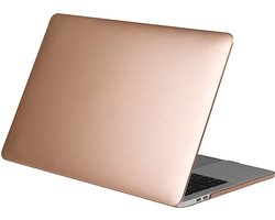 Laptopcover - Geschikt voor MacBook Pro 13 inch - Case - Cover - Hardcase - A1706/A1708/A2338/A2686 (M1,M2,Touchbar, 2016-2022) - Metallic Goud Laptopcover - Geschikt voor MacBook Pro 13 inch - Case - Cover - Hardcase - A1706/A1708/A2338/A2686 (M1,M2,Touchbar, 2016-2022) - Metallic Goud