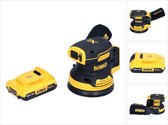 DeWalt DCW 210 N Accuschuurmachine 18 V 125 mm borstelloos + 1x accu 2.0 Ah - zonder lader