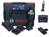Bosch GGS 18V-20 rechte accuslijpmachine 18 V borstelloos + 2x ProCORE accu 4.0 Ah + lader + L-BOXX