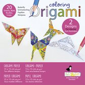 Fridolin Origami Kleuren Set 15x15 cm 20 vel Vlinder