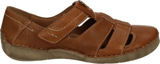 Josef Seibel FERGEY 59 - Platte sandalenDames Sandalen - Kleur: Cognac - Maat: 38