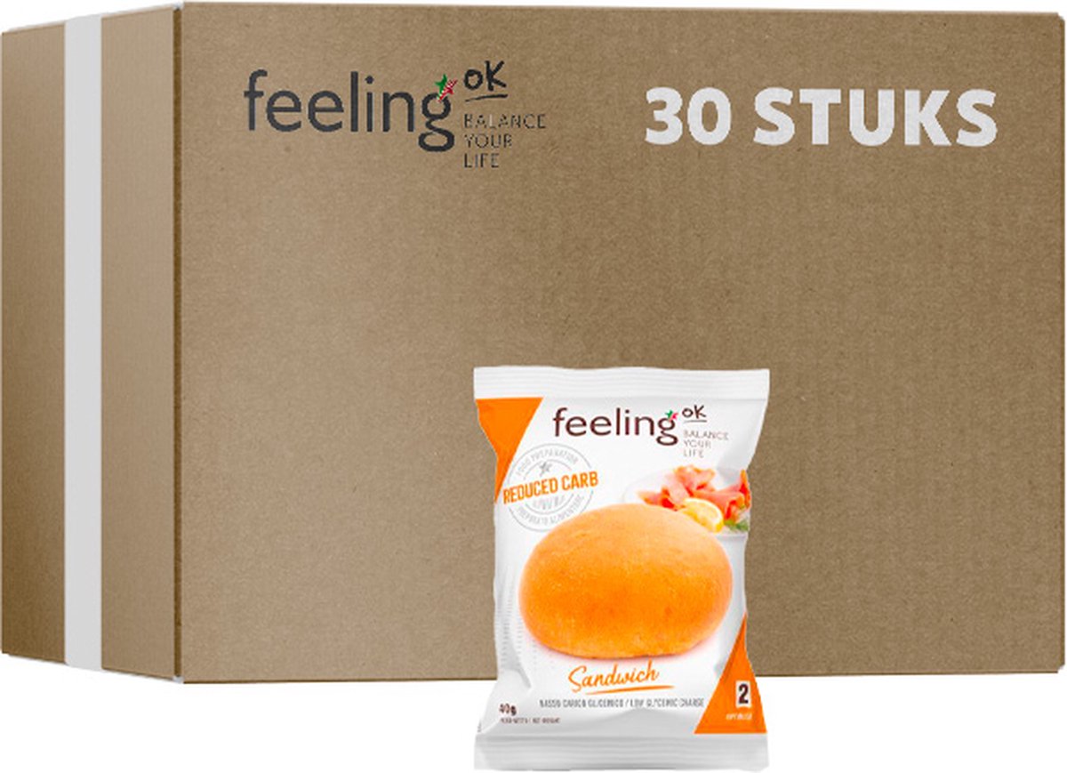 Goedkoopste Feeling OK | Sandwich Optimize | 30 Stuks | 30 x 40 gram