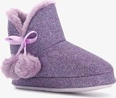 Thu!s chaussons filles à paillettes violet - Taille 32 - Pantoufles