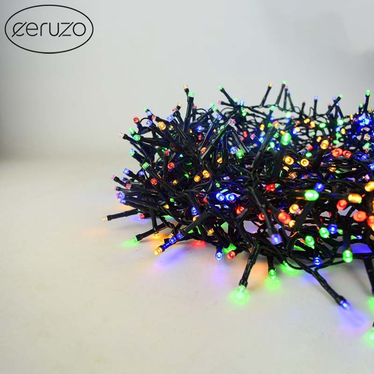 Ceruzo Gekleurde Kerstverlichting - Micro Cluster - 1000 LED - 20 meter - 8 Lichtfuncties + Geheugen - multicolor – foto 7
