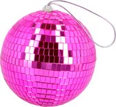 Boland - Disco bal roze (15 cm) Roze - -
