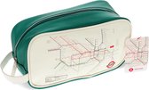 Toilettas Heritage London Metro kaart van Rex London