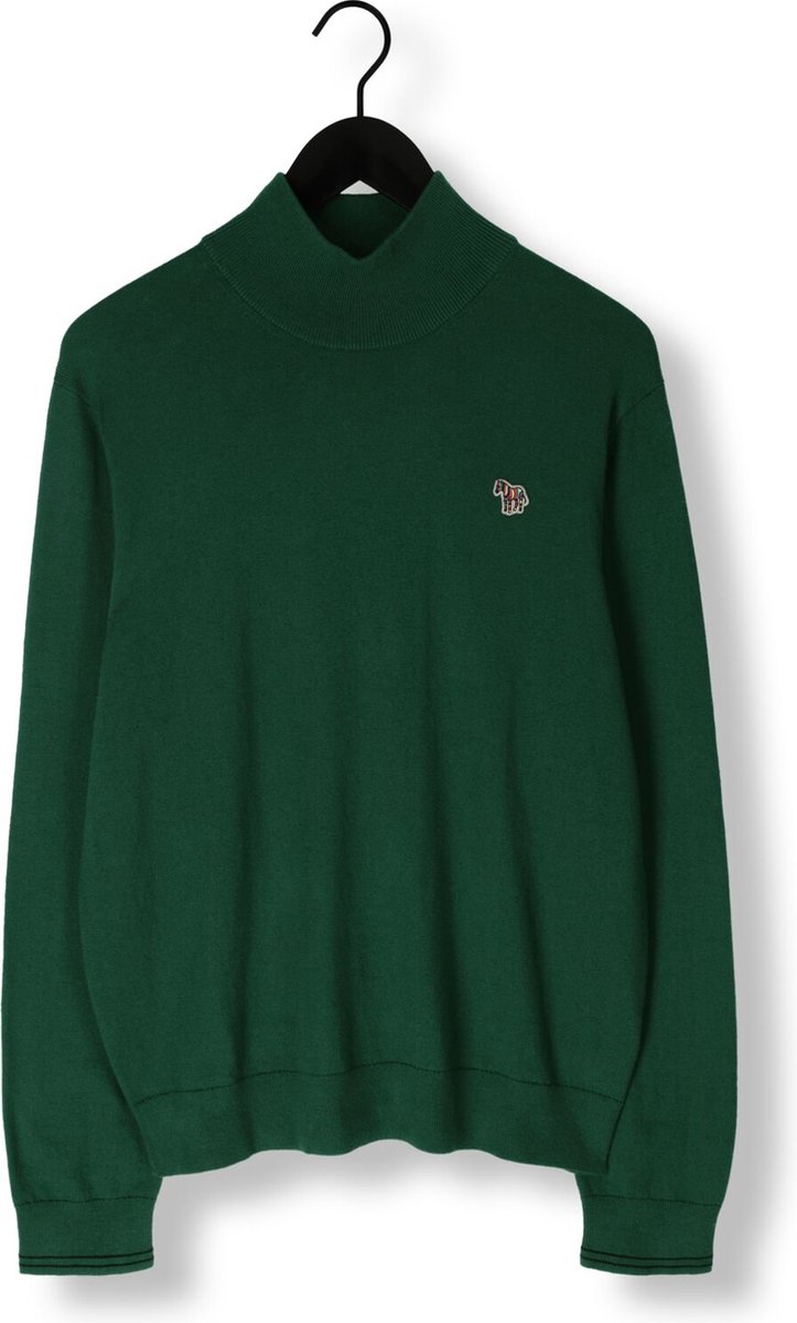 Paul Smith Mens Sweater Roll Neck Zeb Bad Truien & Vesten Heren - Sweater - Hoodie - Vest- Groen - Maat S