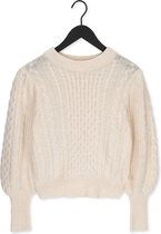 MSCH Copenhagen Peony Pullover Truien & vesten Dames - Sweater - Hoodie - Vest- Ecru - Maat M/L