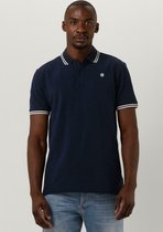 G-Star Raw Dunda Slim Stripe Polo S/s Polo's & T-shirts Heren - Polo shirt - Blauw - Maat M