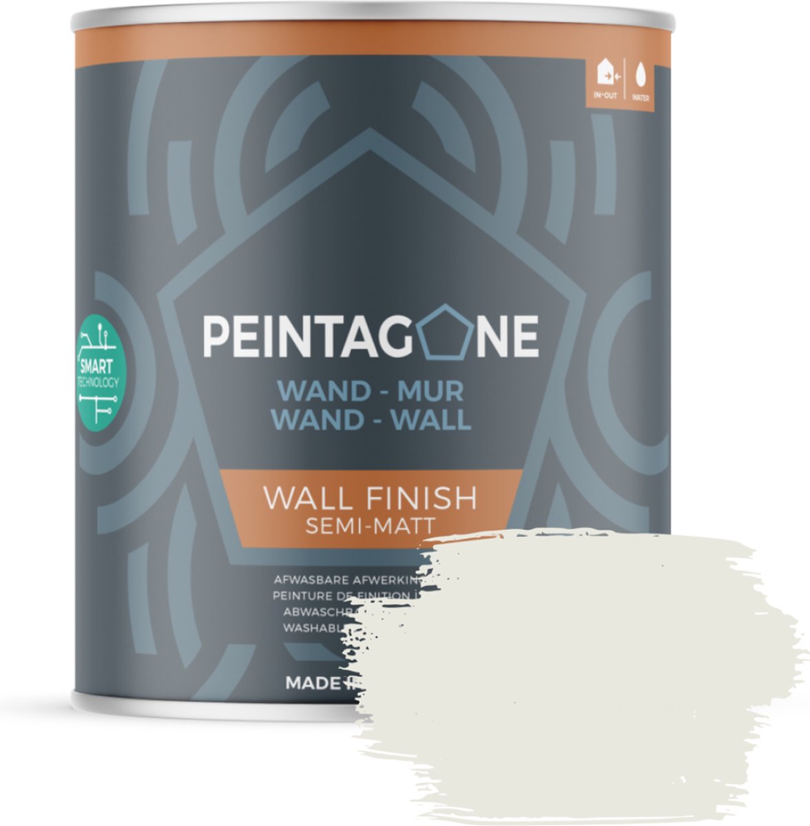 Peintagone - Wall Finish Semi-Mat - 4 liter - PE003 New Cottage