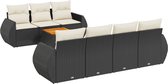 vidaXL-8-delige-Loungeset-met-kussens-poly-rattan-zwart