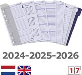Kalpa 1111-19 Personal (Standaard) Ring Agenda Planner Forest Green 1 week per 2 paginas 2024-2025-2026