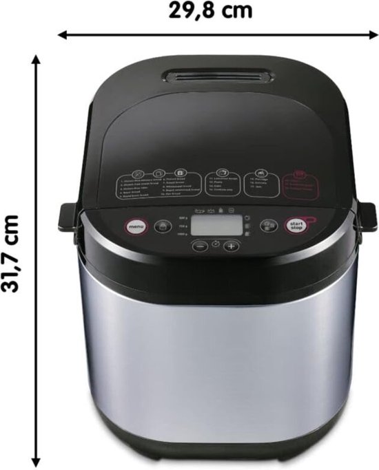 Broodmachine - Brood machine - Zilver/Zwart | bol