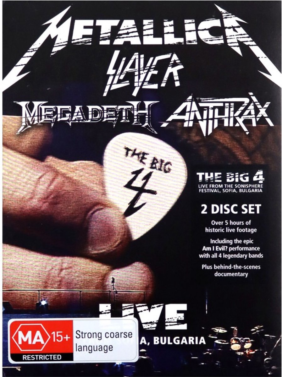 The Big Four - Live From Sonisphere, Bulgarije (2DVD)