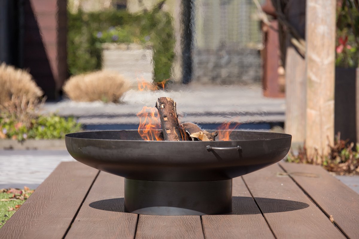RedFire Oulu Fire Bowl - Ø 80 cm - Black