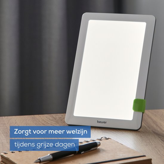 Beurer TL 30 Daglichtlamp – Lichttherapie lamp 10.000 Lux – Compact: Thuis, op Bureau & Onderweg – Incl. opberghoes - Medisch Gecertificeerd – Natuurlijk Licht bij Winterdip – Flikkervrij & UV-vrij – 3 Jaar Garantie